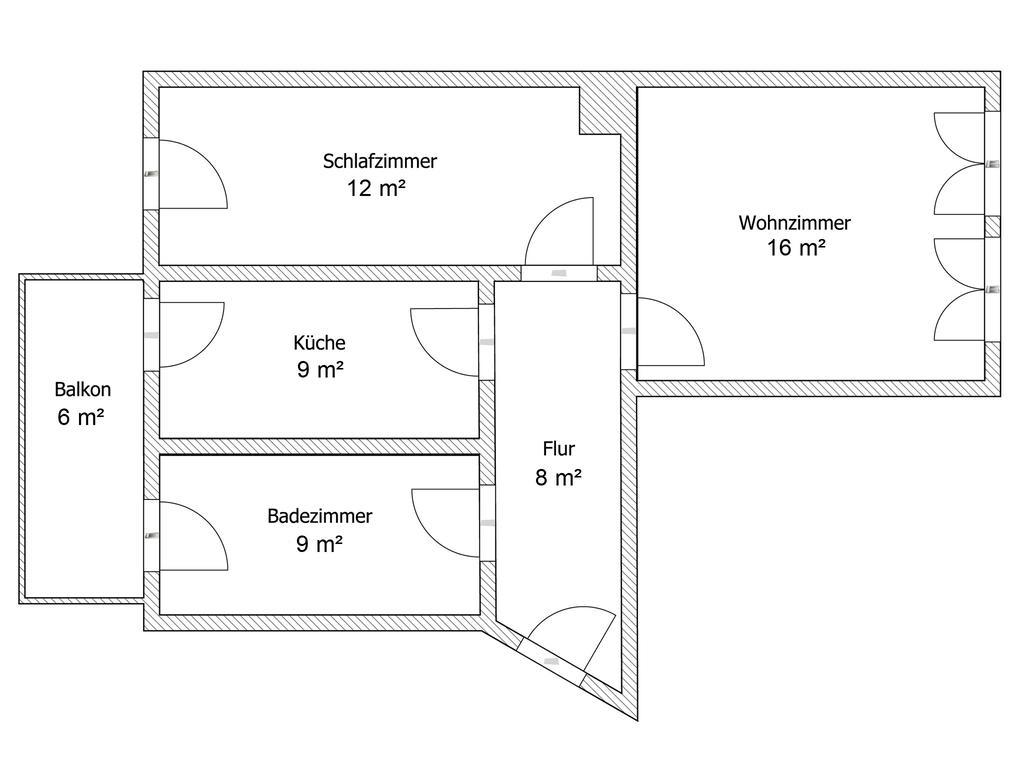 Ferienwohnung Leipzig Nord-Ost Экстерьер фото